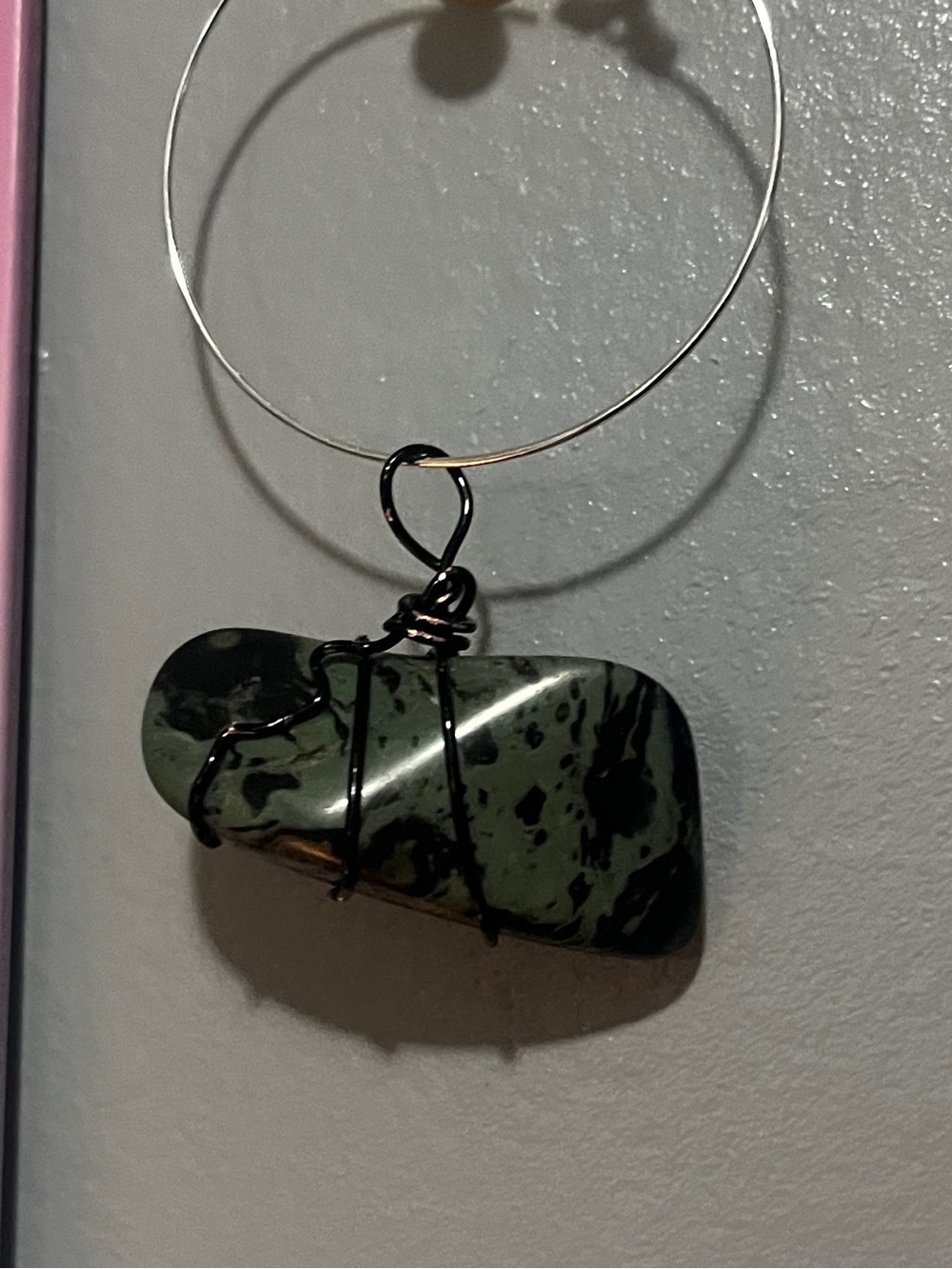 🖤Kambaba Jasper Wire Wrap Pendant